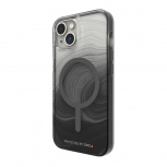 Gear4 Funda Milan Snap con MagSafe para iPhone 14, Remolino Negro