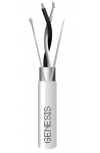 Genesis Bobina de Cable Eléctrico, 22 AWG, 305 Metros