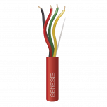 Genesis Bobina de Cable para Alarma 4312-1004, 4 Conductores, 16 AWG, 305 Metros, 1 Pieza