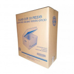 Gep Caja de Cartón para Archivo, Tamaño Oficio, 50x35x25cm, 10 Piezas