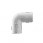 Gewiss Unión en ''L'' para Tubería Rígida PVC, 5/8'', Blanco