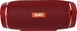 Ghia Bocina Portátil BX300, Bluetooth, Inalámbrico, 40W RMS, USB, Rojo - Resistente al Agua