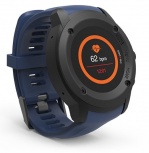 Ghia Smartwatch GAC-140, Touch, Bluetooth 4.0, Android 7.1/iOS 9.3, Negro/Azul - Resistente al Agua