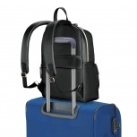 Giacomo Morani Mochila 10141001 de Poliéster/PVC para Laptop 14", Negro image