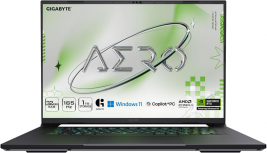 Laptop Gamer Gigabyte AERO X16 2WH, 16" 2560x1600, AMD Ryzen AI 9 HX 370, NVIDIA GeForce RTX 5070, 32GB, 1TB SSD, Windows 11 Home, Inglés
