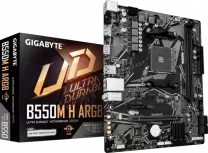 Tarjeta Madre Gigabyte B550M H ARGB, Micro-ATX, Socket AM4, AMD B550, 64GB DDR4, HDMI/DP para AMD