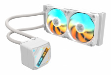 Gigabyte GAMING 240 ICE Enfriamiento Líquido para CPU, 2x 120mm, hasta 2200RPM, Blanco - Imagen adicional 1