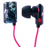 Ginga Audífonos Monster High, Alámbrico, 3.5mm, Negro/Rosa