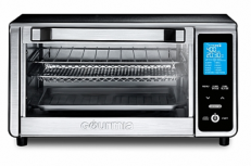Gourmia Horno Eléctrico/Freidora GTF1150, 1500W, 260 °C máx, Plata