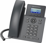 Grandstream Teléfono IP GRP2601 con Pantalla 2.21'', Alámbrico, 2 Líneas, Negro