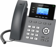 GrandStream Teléfono IP GRP2603P con Pantalla 2.48", Alámbrico, 3 Líneas, Altavoz, Negro