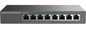 Switch Grandstream Gigabit Ethernet GWN7701P, 8 Puertos (4x PoE) 10/100/1000Mbps + 1 Puertos SFP+, 60W, 16 Gbit/s, 8.000 Entradas - No Administrable