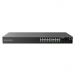 Switch Grandstream Gigabit Ethernet GWN7802, 16 Puertos 10/100/1000Mbps + 4 Puertos SFP, 40 Gbit/s, 8.000 Entradas - Administrable