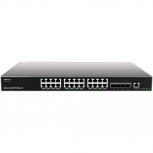 Switch Grandstream Gigabit Ethernet GWN7813, 24 Puertos 10/100/1000Mbps + 4 Puertos SFP, 128Gbit/s, 16.000 Entradas - Administrable