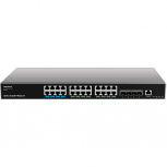 Switch Grandstream Gigabit Ethernet GWN7813P, 24 Puertos 10/100/1000Mbps (8x PoE++) + 4 Puertos SFP+, 360W, 128Gbit/s, 16.000 Entradas - Administrable