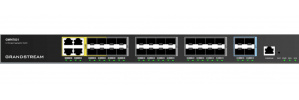 Switch Grandstream Gigabit Ethernet GWN7831, 4 Puertos 10/100/1000Mbps + 28 Puertos SFP+, 128Gbit/s, 16.000 Entradas - Administrable