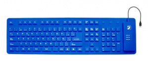 Teclado Greenleaf 18-8338BL, Alámbrico, USB, Azul, Español