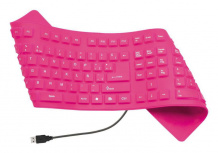 Teclado Greenleaf 18-8338PK, Alámbrico, USB, Rosa, Español