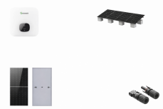 Growatt Inversor Híbrido para Interconexión MIN10000KIT1, 10.000 W, 220V