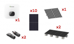 Growatt Inversor para Interconexión MIN6000KIT1, 6.000W, 600V
