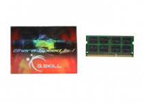 Memoria RAM para Laptop G.skll F3-10666CL9S-4GBSQ DDR3, 1333MHz, 4GB, Non-ECC, CL9, 204-pin SO-DIMM image