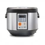 Hamilton Beach Olla Eléctrica Digital Multi Cooker, Antiadherente, 4.25 Litros, Acero Inoxidable