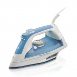 Hamilton Beach Plancha de Vapor Vertical 19702-MX, 1200W, 0.4 Litros, Blanco/Azul