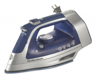 Hamilton Beach Plancha Vapor 19809, 1500W, 240ml, Azul/Gris