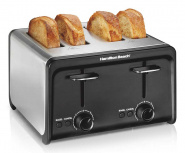 Hamilton Beach Tostadora 24997F, 4 Porciones, 1400W