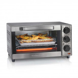 Hamilton Beach Horno Eléctrico/Freidora 31403G, 1120W, 230°C máx, Acero Inoxidable