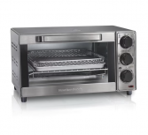Hamilton Beach Horno Eléctrico/Freidora 31403J, 1120W, 232 °C máx, Gris