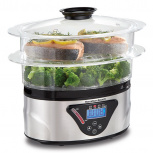 Hamilton Beach Olla Vaporera 37530, 5 Litros, Acero Inoxidable