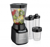 Hamilton Beach Licuadora 52400, 950ml, 650W, 2 Velocidades, Negro/Plata image