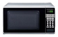 Hamilton Beach Horno de Microondas HB-P70T20AP, 0.7 Pies Cúbicos, 1100W, 19.8 Litros, Negro/Plata