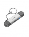 Hiksemi Lector de Memoria HS-HUB-CR01, SD/MicroSD, USB 3.0, Plata - Imagen adicional 3