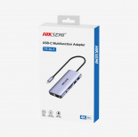 Hiksemi Hub USB C - 1x HDMI, 2x USB 2.0, 2x Salidas USB 3.0, 1x VGA, 1x SD, 1x RJ-45 - Imagen adicional 3