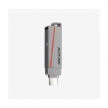Memoria USB Hiksemi E307C Dual, 128GB, USB-C/USB-A, Gris - Imagen adicional 1