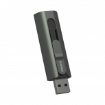 Memoria USB Hiksemi HS-USB-S1000, 512GB, USB-A/USB-C 3.0, Lectura 1.000MB/s, Escritura 1.000MB/s, Negro/Gris - Imagen adicional 1