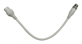 Hikvision Adaptador RJ-45 Macho - RJ-45 Hembra, 20cm
