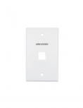 Hikvision Placa para Pared DS-1FPA1-A, 1 Puerto, 20 Piezas, Blanco