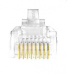 Hikvision Conector RJ-45 DS-1M5EUA-30U, Cat5e, 100 Piezas