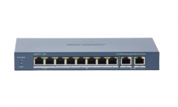 Switch Hikvision DS-3E0310HP-E(C), 8 Puertos Fast Ethernet 10/100 8 x PoE 110W, 5.6 Gbit/s, 4000 Entradas, No Administrado