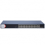 Switch Hikvision DS-3E1528P-EI, 24 Puertos Gigabit Ethernet 10/100/1000 24 x PoE+ 370W, 2 Puertos SFP, 68 Gbit/s, 16000 Entradas, Administrado