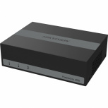 Hikvision DVR de 4 Canales TurboHD + 1 Canal IP DS-E04HGHI-B para 1 Disco Duro, 2x USB 2.0, 1x RJ-45, 1x HDMI ― Incluye eSSD Instalado 300GB
