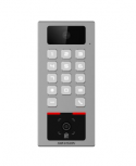 Hikvision Videoportero/Interfon DS-K1T502DBWX-CQR-E1, 4.3", Altavoz, Inalámbrico, Gris