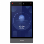 Hikvision Terminal de Reconocimiento Facial Ultra, RFID Dual, 100.000 Usuarios, Negro/Gris