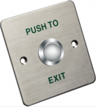 Hikvision Botón Pulsador DS-K7P01, Alámbrico