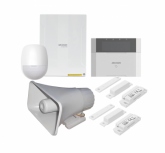 Hikvision Kit Sistema de Alarma DS-PHA64-LP/PACK(30W), Alámbrico, 64 Zonas de Alarma, 1 Sensor de Movimiento, con Panel de Control