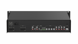 Hikvision Amplificador de Audio DS-QAZ1A500G1-VB2, Alámbrico, 2 Canales, RCA, 100 - 240V