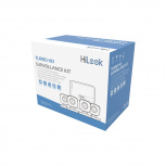Hikvision Kit de Videovigilancia TurboHD KIT7204BP(C) de 4 Cámaras y 4 Canales, con Grabadora